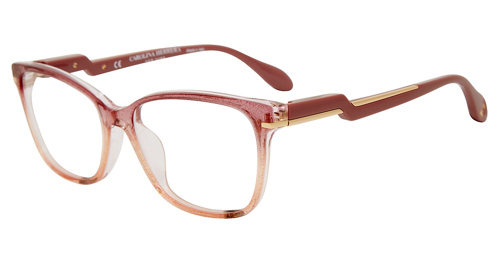Carolina Herrera VHN592M cateye eyeglasses in Pink 06 Ey