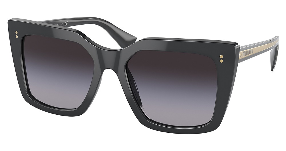 Miu Miu MU 02WS cateye sunglasses in Grey/Grey Gradient