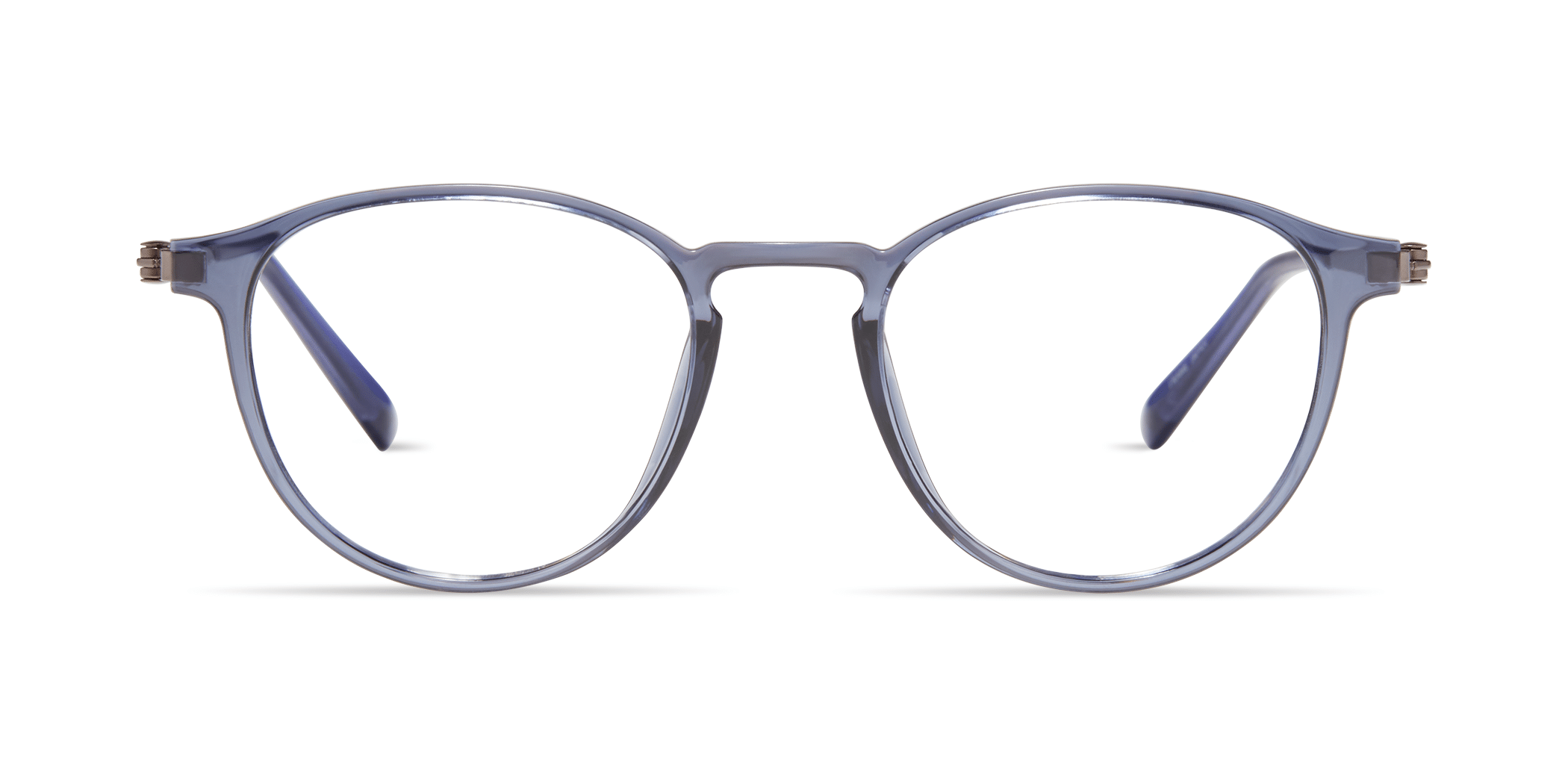 Modo 7013 round eyeglasses in Greyish Blue