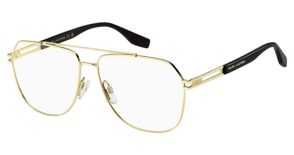 Marc Jacobs MARC 751 rectangle eyeglasses in Gold Blck