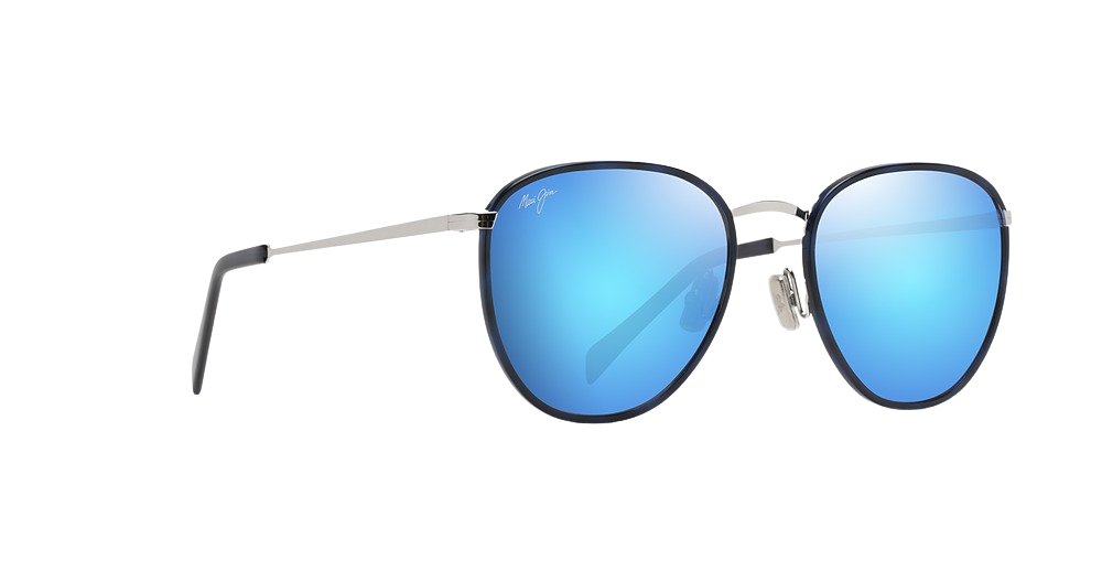 Navy with Silver / BLUE HAWAII