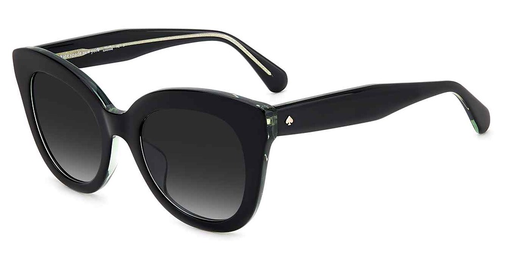 Kate Spade BELAH/S square sunglasses in Black/Dark Grey Shaded
