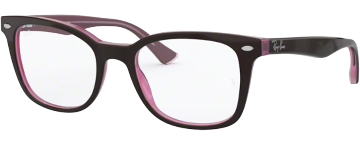 BROWN ON OPAL PINK