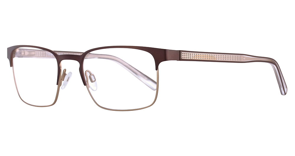 Matt Dark Brown & Light Gold