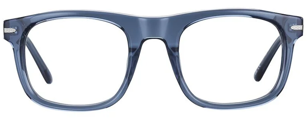 Shiny Transparent Grey Blue