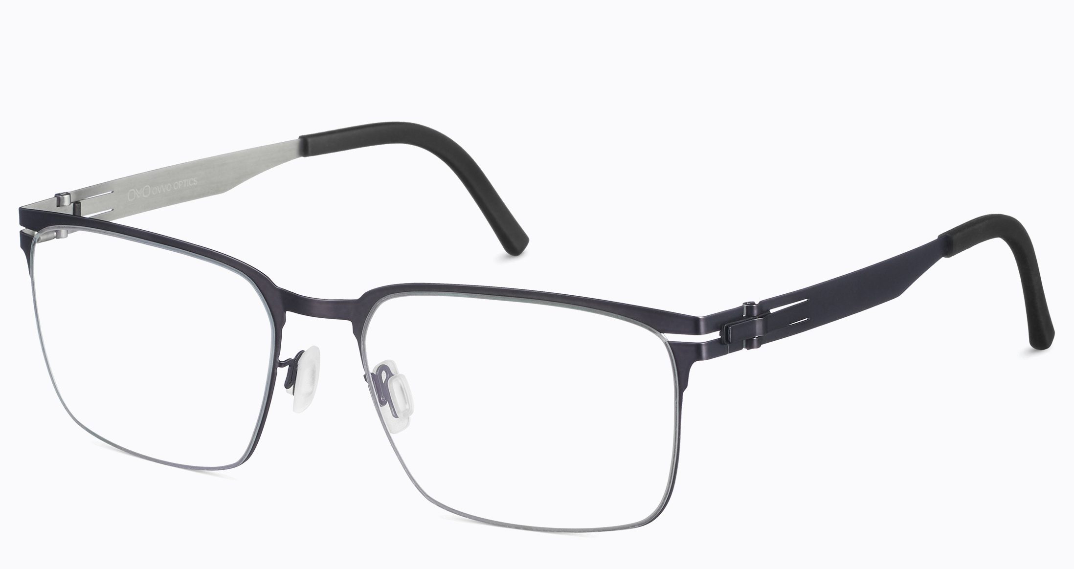 black matte/titanium matte