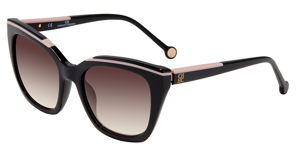 Carolina Herrera SHE832 cateye sunglasses in Black 0700