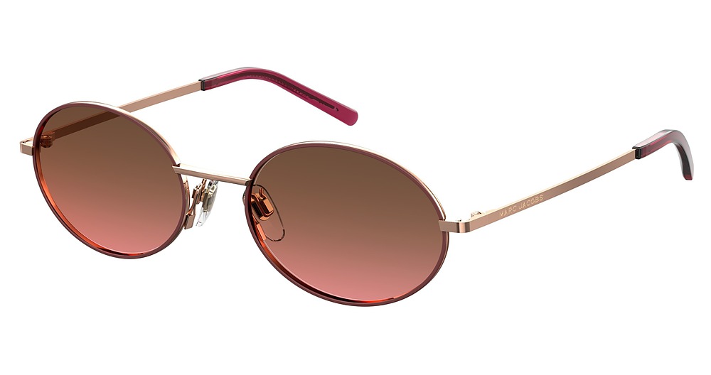 Marc Jacobs MARC 408/S round sunglasses in Gold Copp/Brown Pink Grad