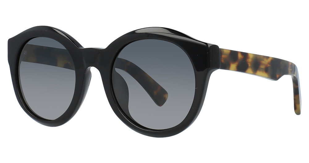 Gloss Black with Tokyo Tortoise / Neutral Grey