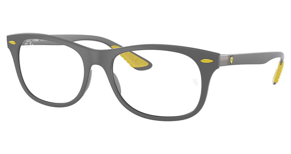 Ray-Ban RX7307M round eyeglasses in Matte Grey