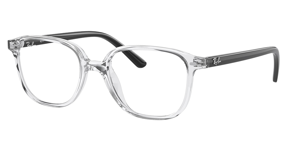 Ray-Ban RY9093V JUNIOR LEONARD round eyeglasses in Transparent