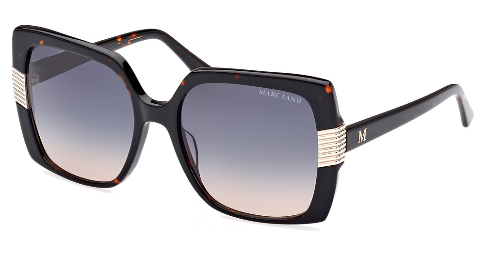 dark havana / gradient blue