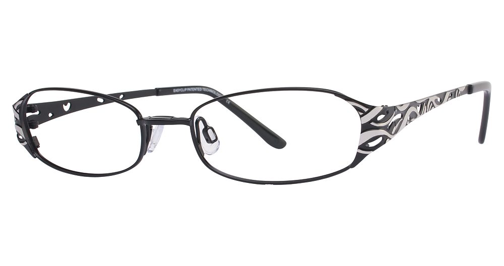 Satin Black & Silver