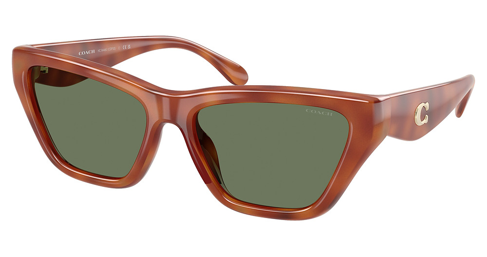 CARAMEL TORTOISE / GREEN SOLID