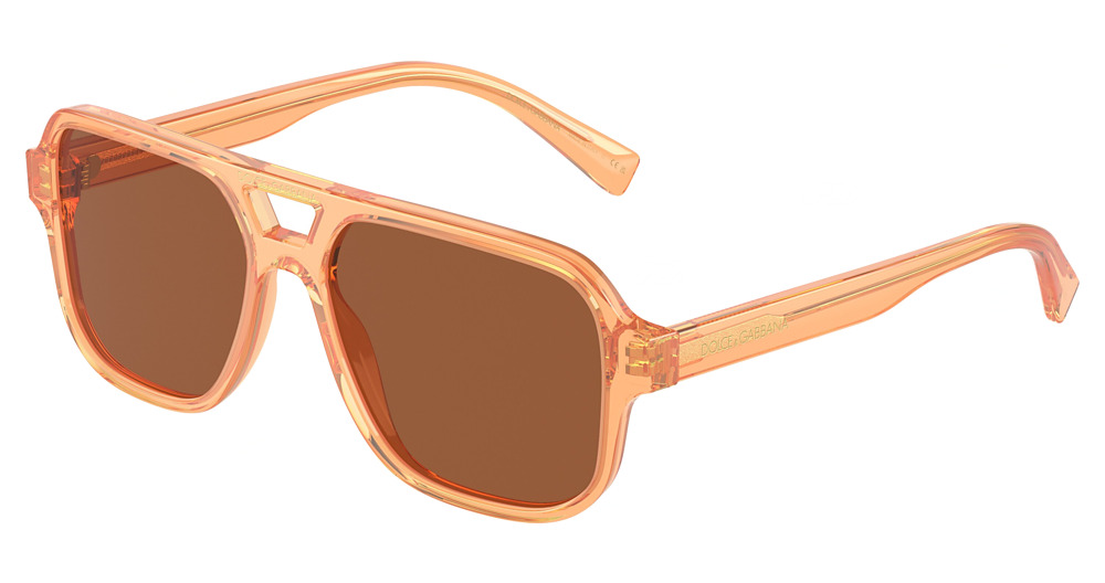 TRANSPARENT ORANGE / DARK BROWN