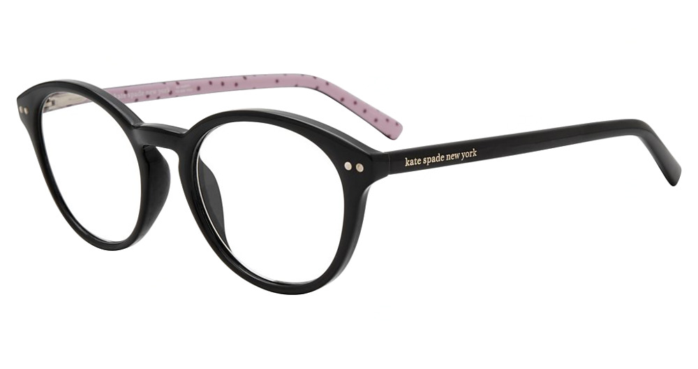 Kate Spade KINSLEE/BB rectangle eyeglasses in Black