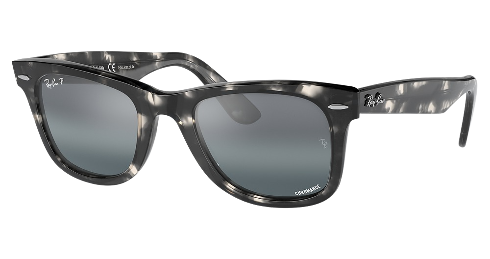 GREY HAVANA / POLAR CLEAR GRADIENT DARK BLUE