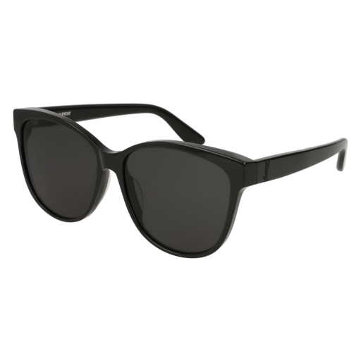 Saint Laurent SL M23/K rectangle sunglasses in Black