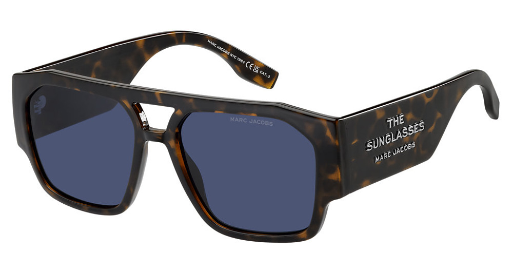 Marc Jacobs MARC 860/S aviator sunglasses in Havana/Blue