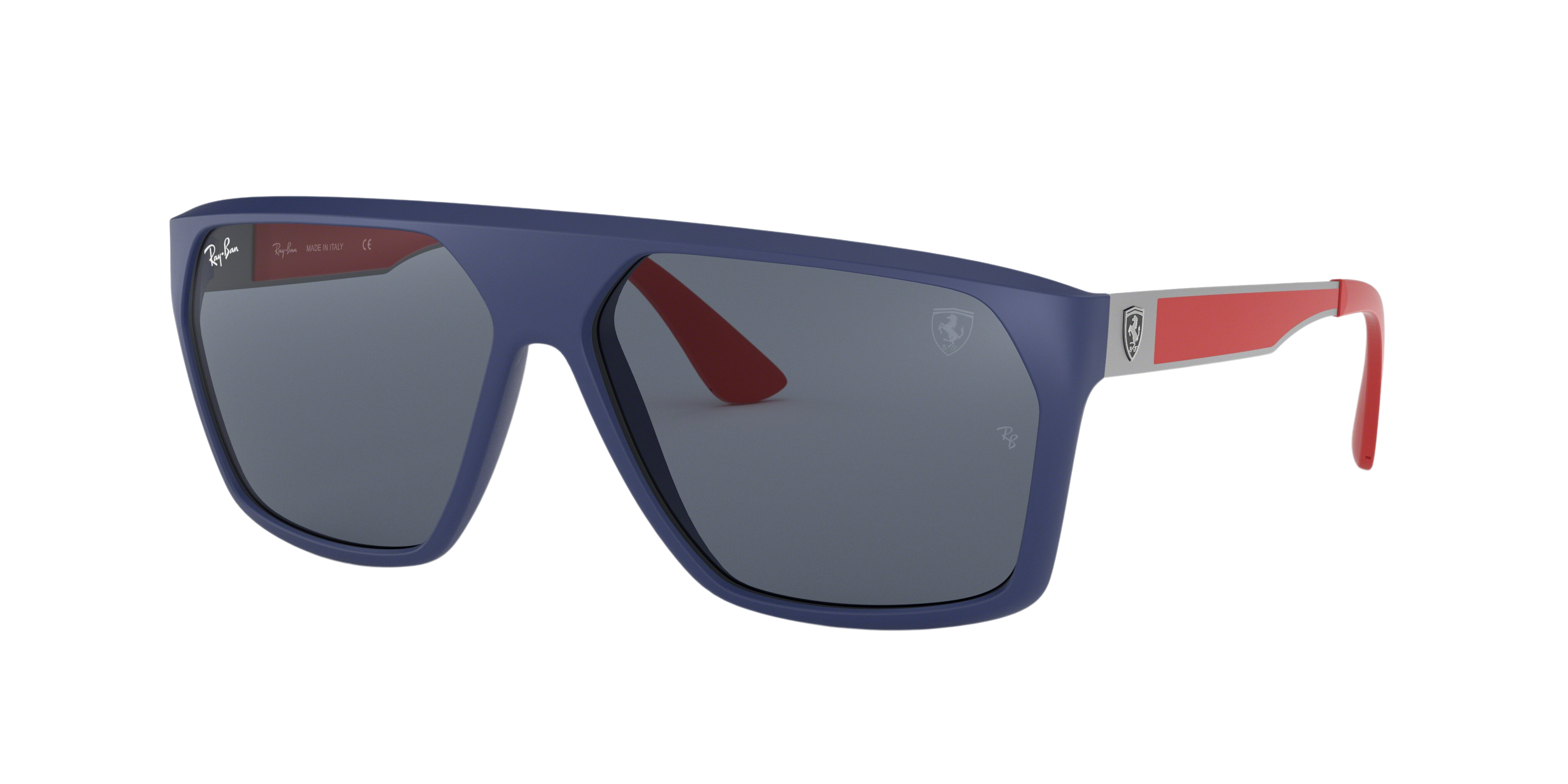 Ray-Ban RB4309M square sunglasses in Matte Dark Blue