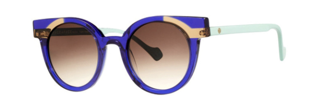 Blue Crystal/Mint with Brown Gradient Lenses
