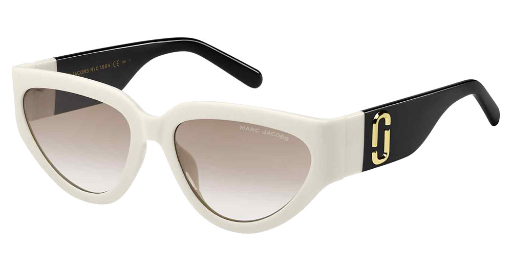 Marc Jacobs MARC 645/S cateye sunglasses in Whteblkw/Brown Shaded