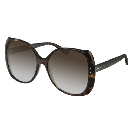 Gucci GG0472S round sunglasses in Havana