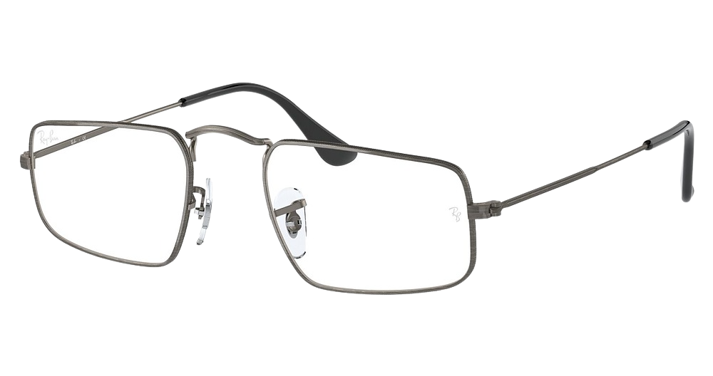 Ray-Ban RX3957V rectangle eyeglasses in Antique Gunmetal