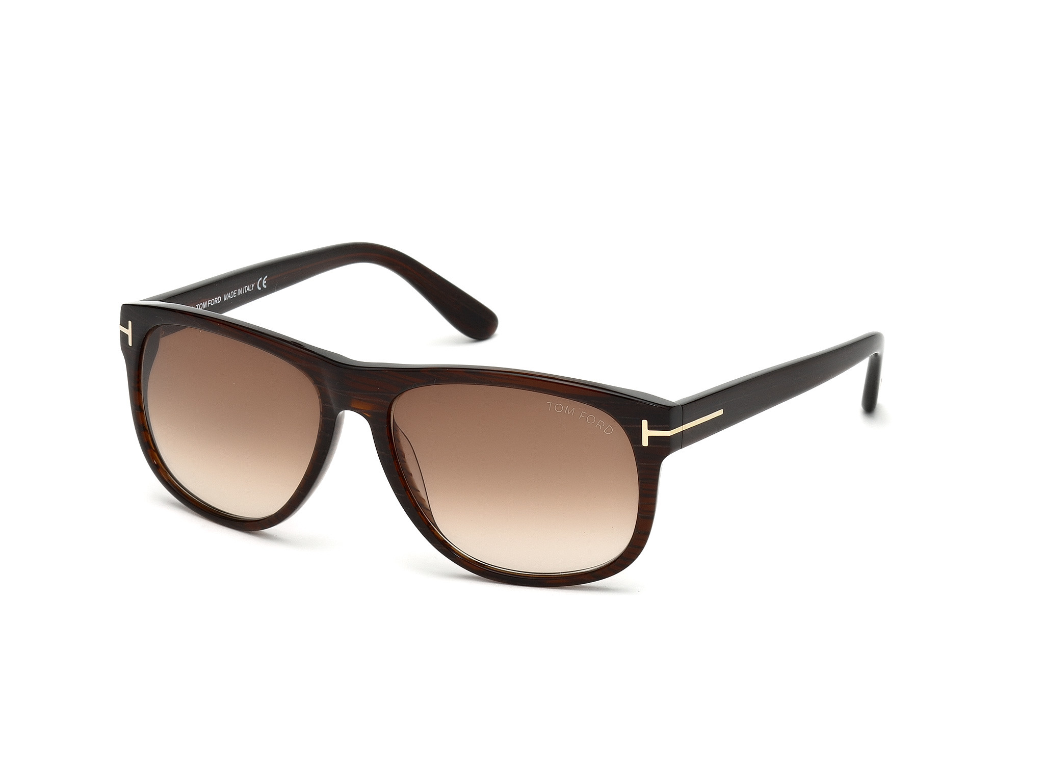 Striped Brown / Gradient Brown Lenses