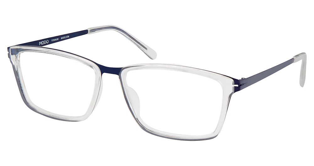 Modo 4511 Global Fit cateye eyeglasses in Crystal Navy/4511