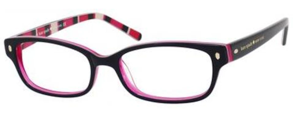 Black Pink Striped