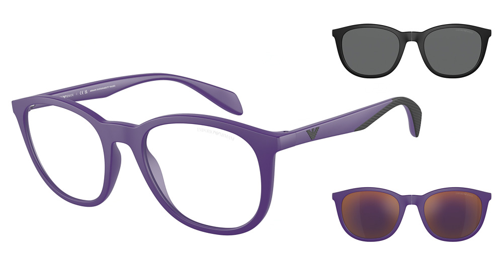 MATTE VIOLET / CLEAR
