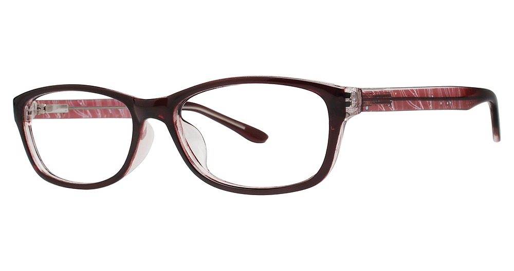 burgundy/crystal