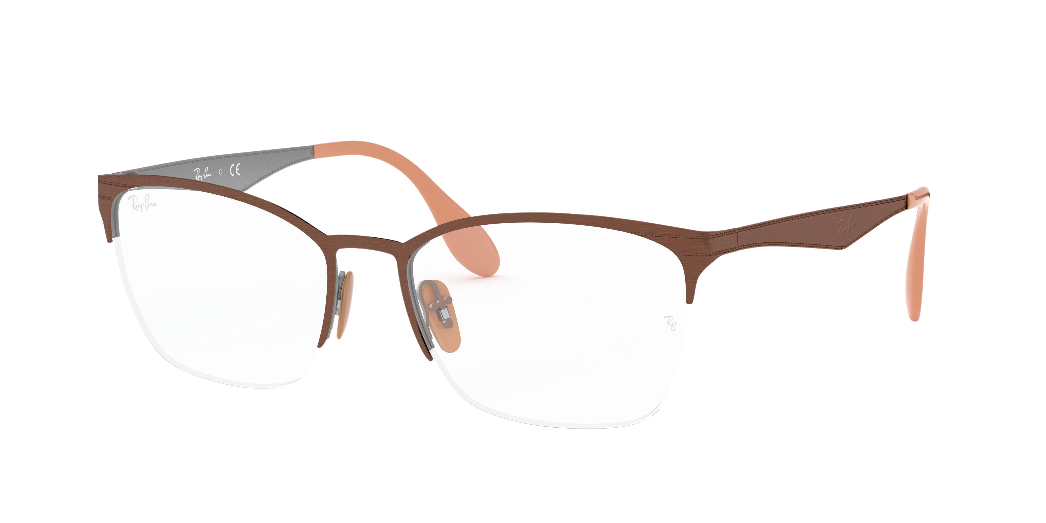 BRUSHED LIGHT BROWN ON GREY