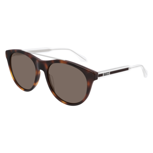 Gucci GG0559S round sunglasses in Havana