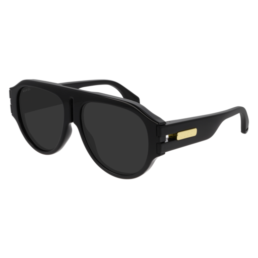 Gucci GG0665S aviator sunglasses in Black