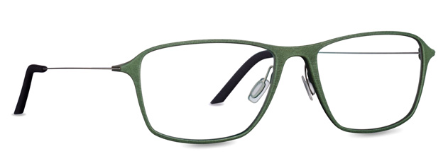 Cactus Green - Silver Brushed Temple