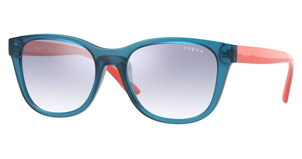 BLUE OPAL / CLEAR GRAD LT BLUE MIRROR SILV