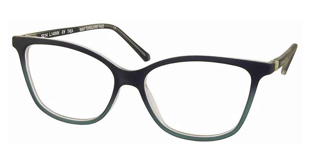 Navy Turquoise Fade