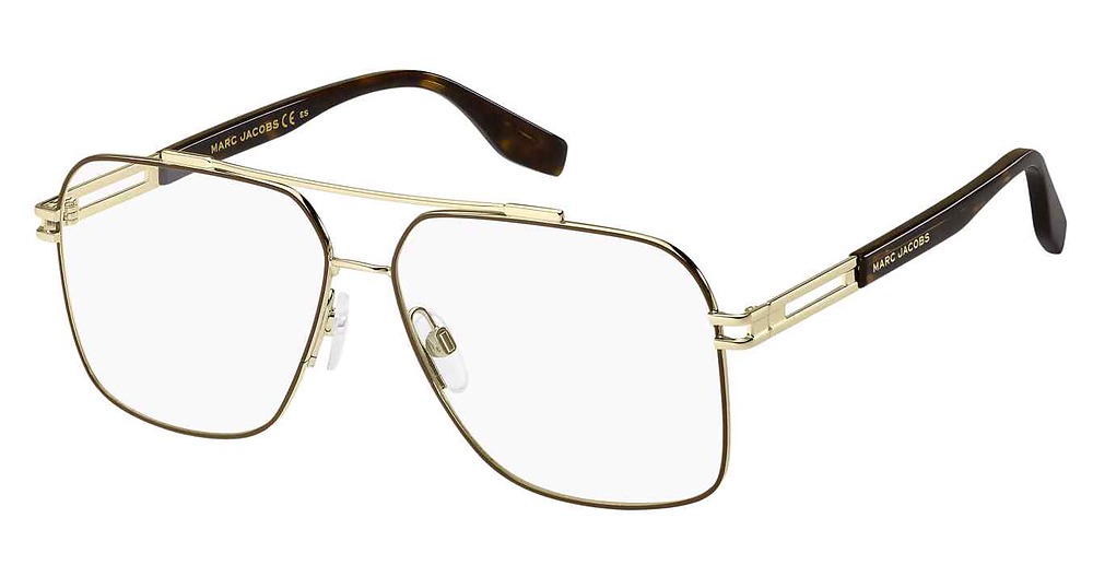 Marc Jacobs MARC 634 aviator eyeglasses in Gold Brwn