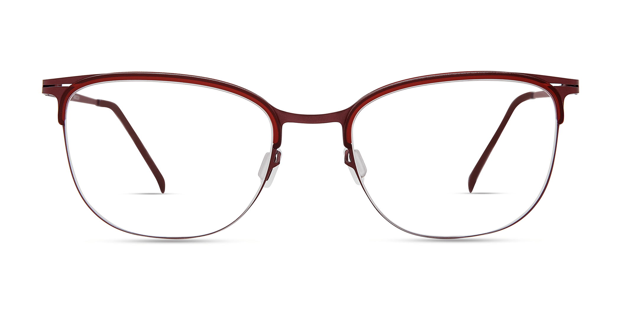 Modo 4421 cateye eyeglasses in Ruby Red