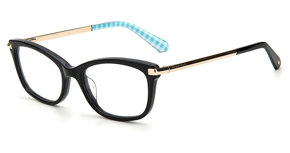 Kate Spade VICENZA rectangle eyeglasses in Black