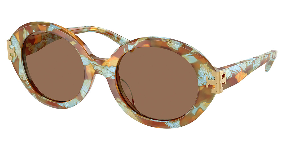 BLUE HONEY TORTOISE / DARK BROWN