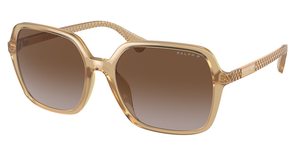 SHINY TRANSPARENT BEIGE / GRADIENT BROWN