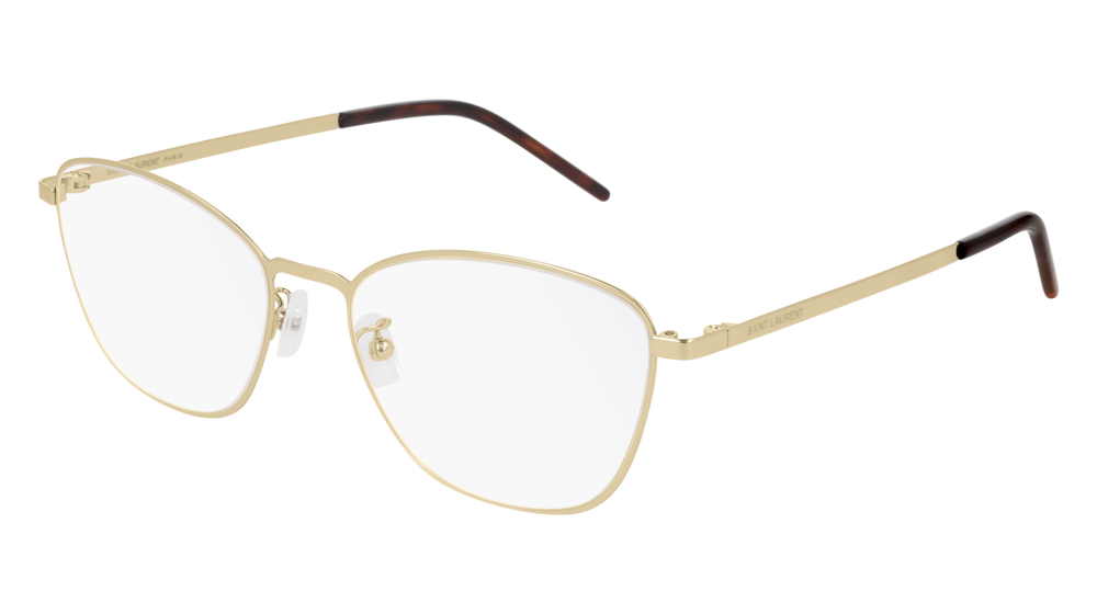 Saint Laurent SL 351 SLIM cateye sunglasses in Gold
