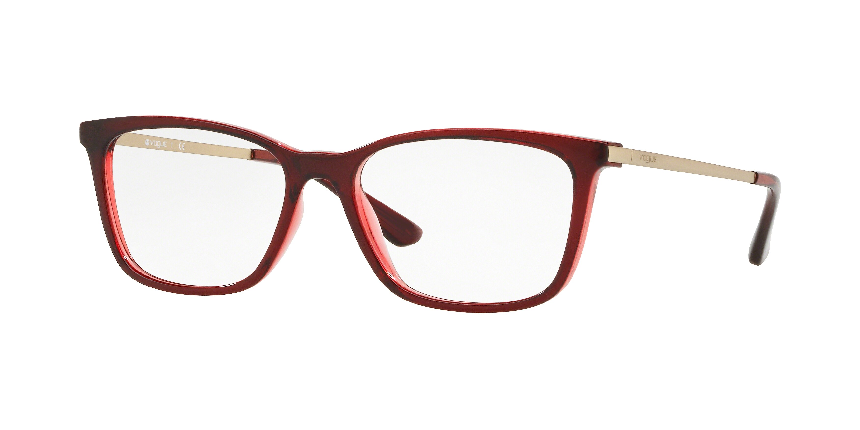TOP BORDEAUX/TRANSPARENT RED