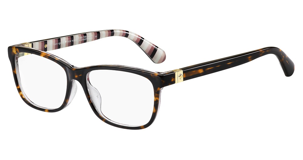 Kate Spade Calley rectangle eyeglasses in Havana