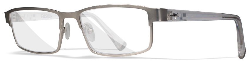 MATTE SILVER/GLOSS CLEAR CRYSTAL