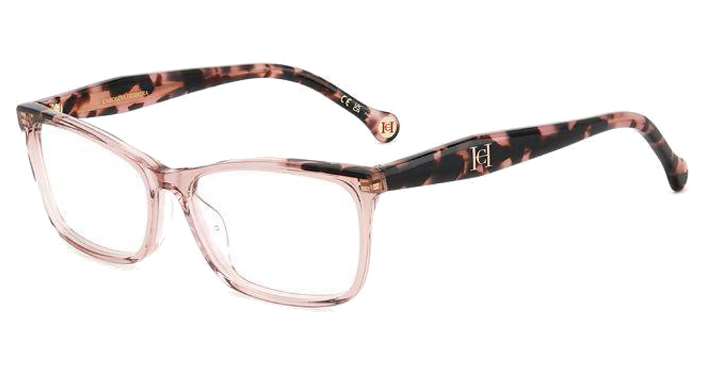 Carolina Herrera HER 0202/G rectangle eyeglasses in Pinkhavn