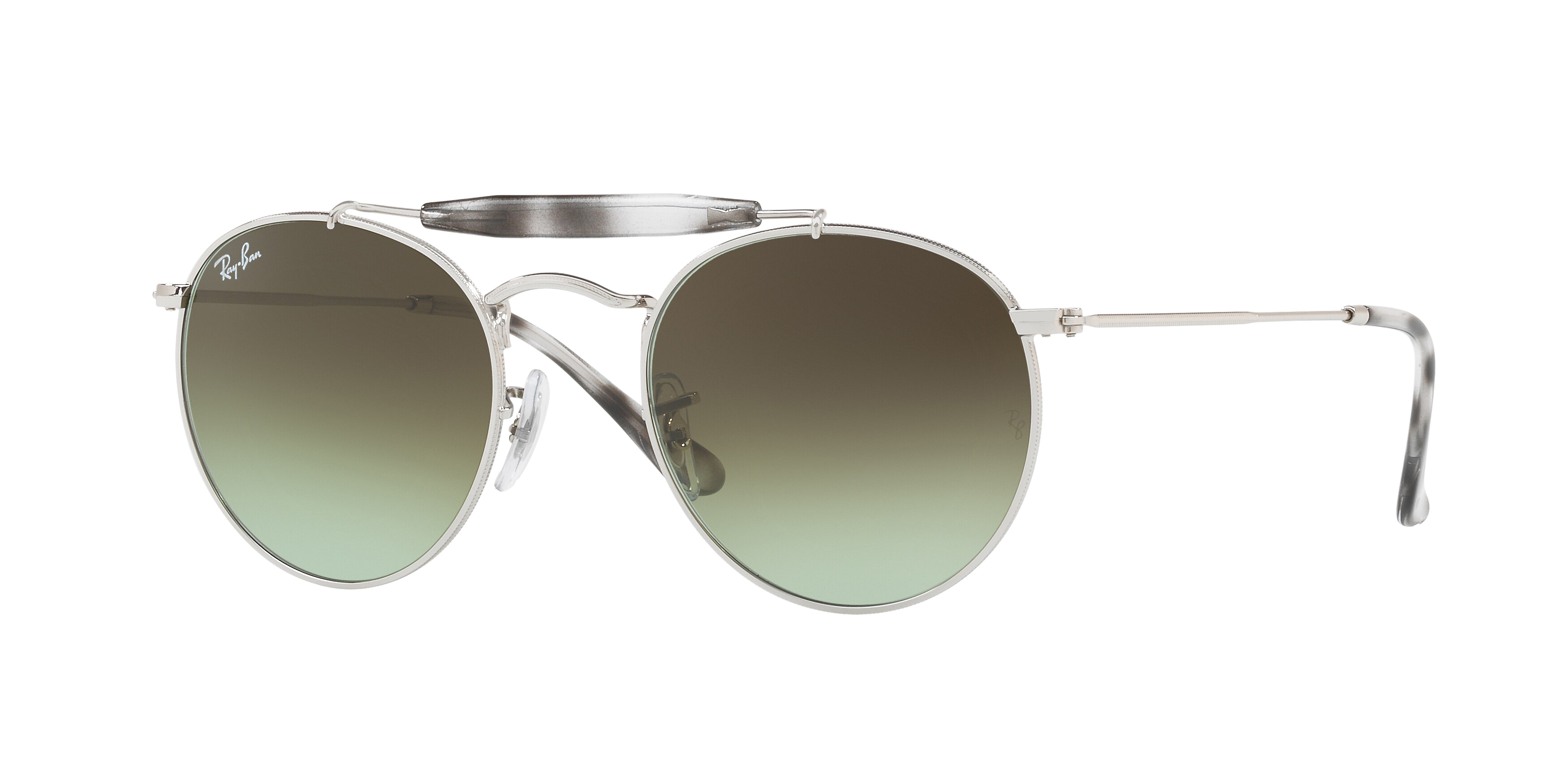 Ray-Ban RB3747 round sunglasses in Silver